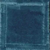 Teal fabric swatch with fringed edges displays a brushed texture and tonal variations, labeled “elite 307 27” against a plain backdrop.